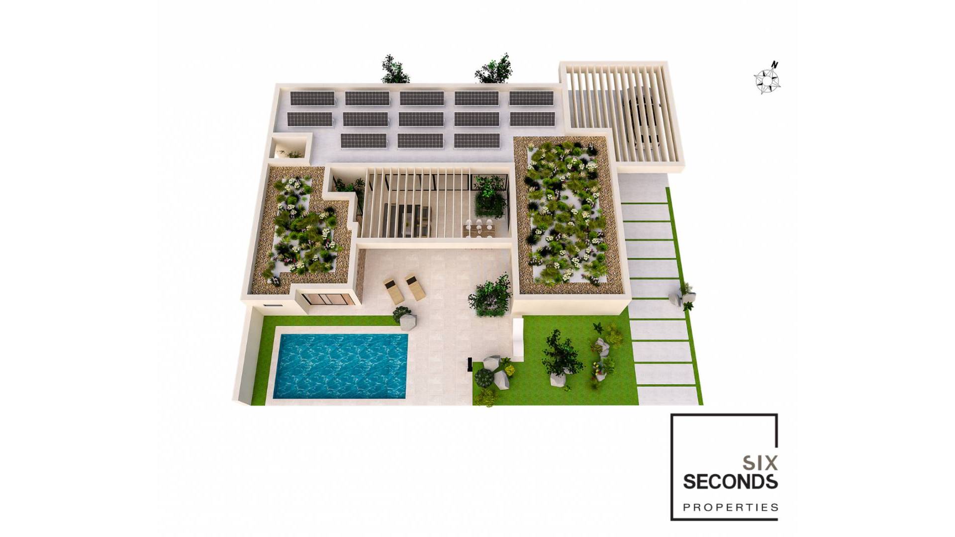 Nouvelle construction - Villa indépendante - MURCIA - BAÑOS Y MENDIGO/ ALTAONA GOLF