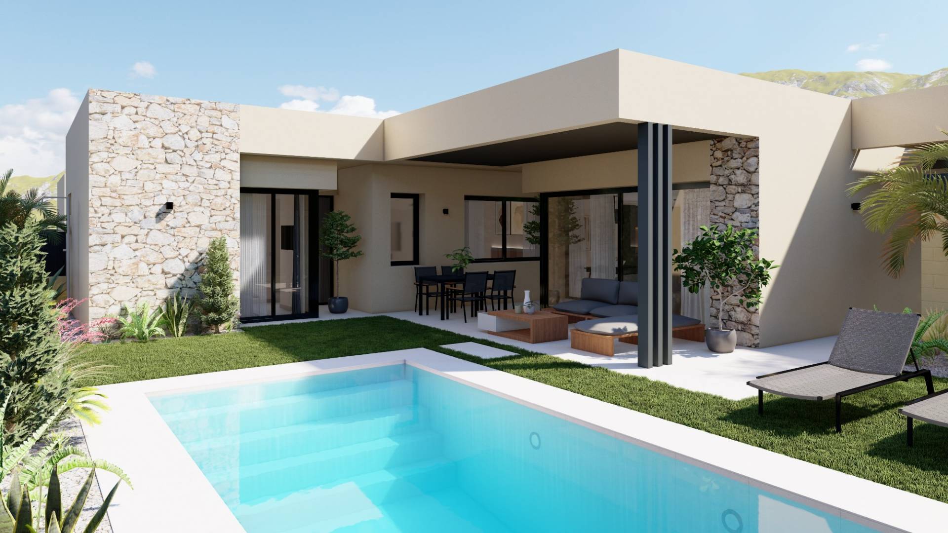 Nouvelle construction - Villa indépendante - MURCIA - BAÑOS Y MENDIGO/ ALTAONA GOLF