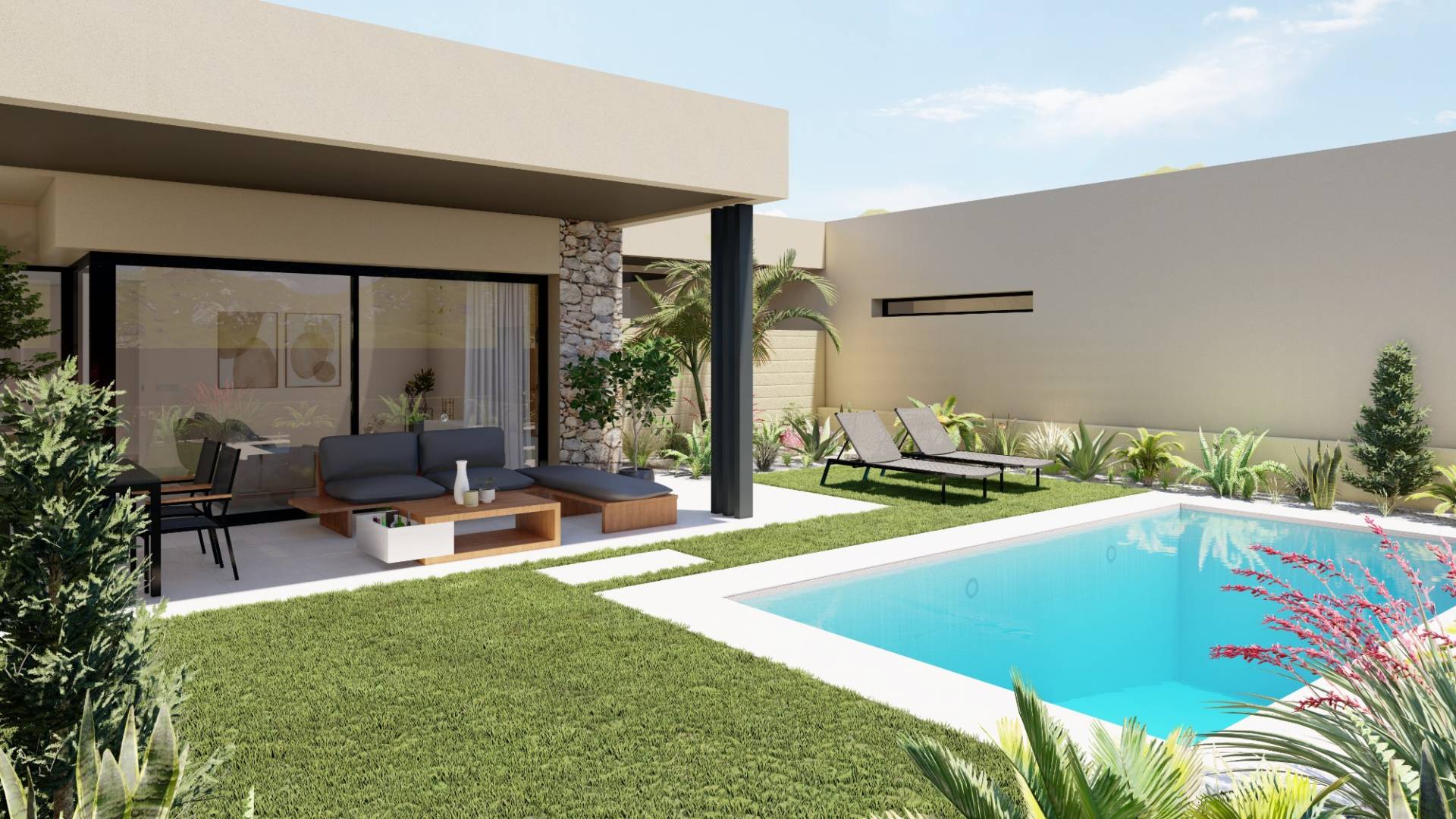 Nouvelle construction - Villa indépendante - MURCIA - BAÑOS Y MENDIGO/ ALTAONA GOLF