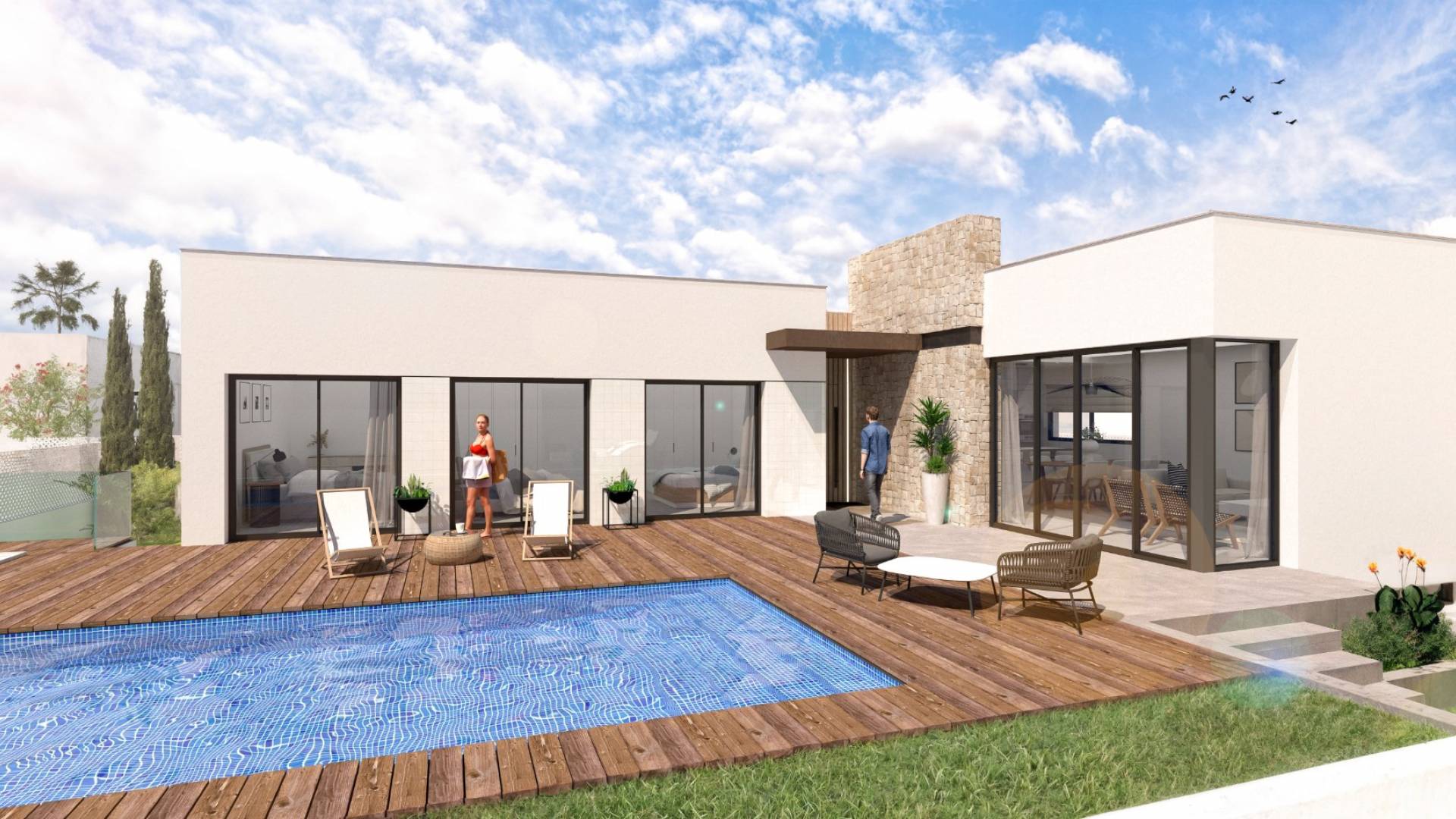 Nouvelle construction - Villa indépendante - Torre Pacheco - Santa Rosalia