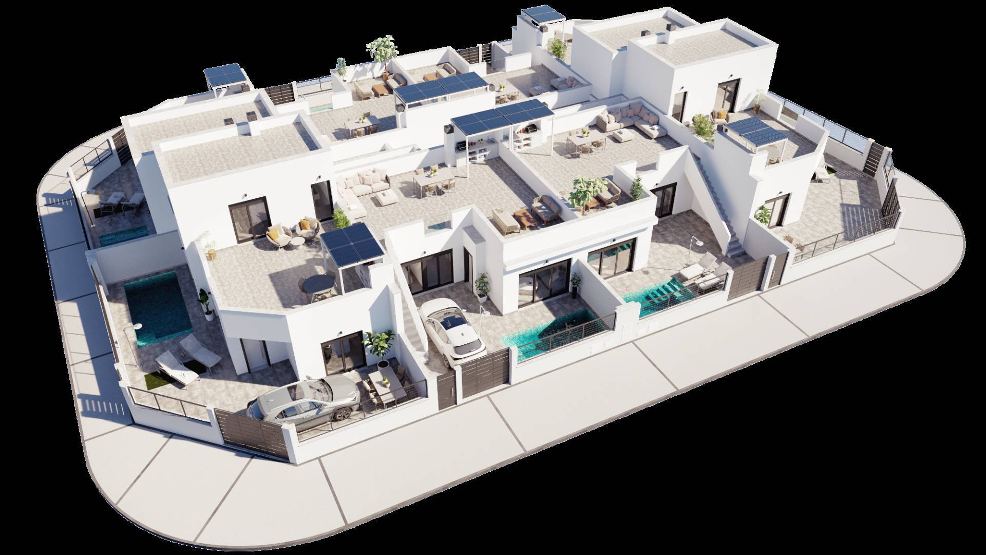 Nouvelle construction - Villa jumelée - Roldan