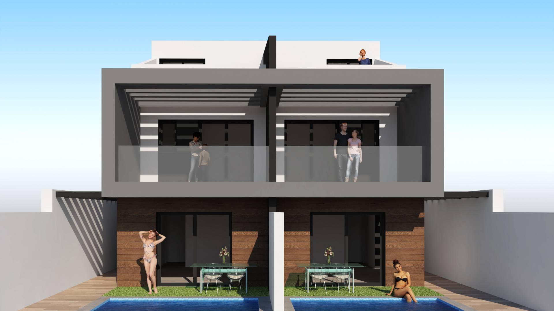 Nouvelle construction - Villa / Semi détaché - San Javier