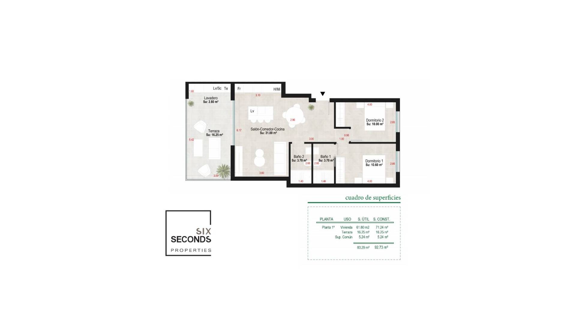nowa inwestycja - Apartament - Alhama - Alhama de Murcia