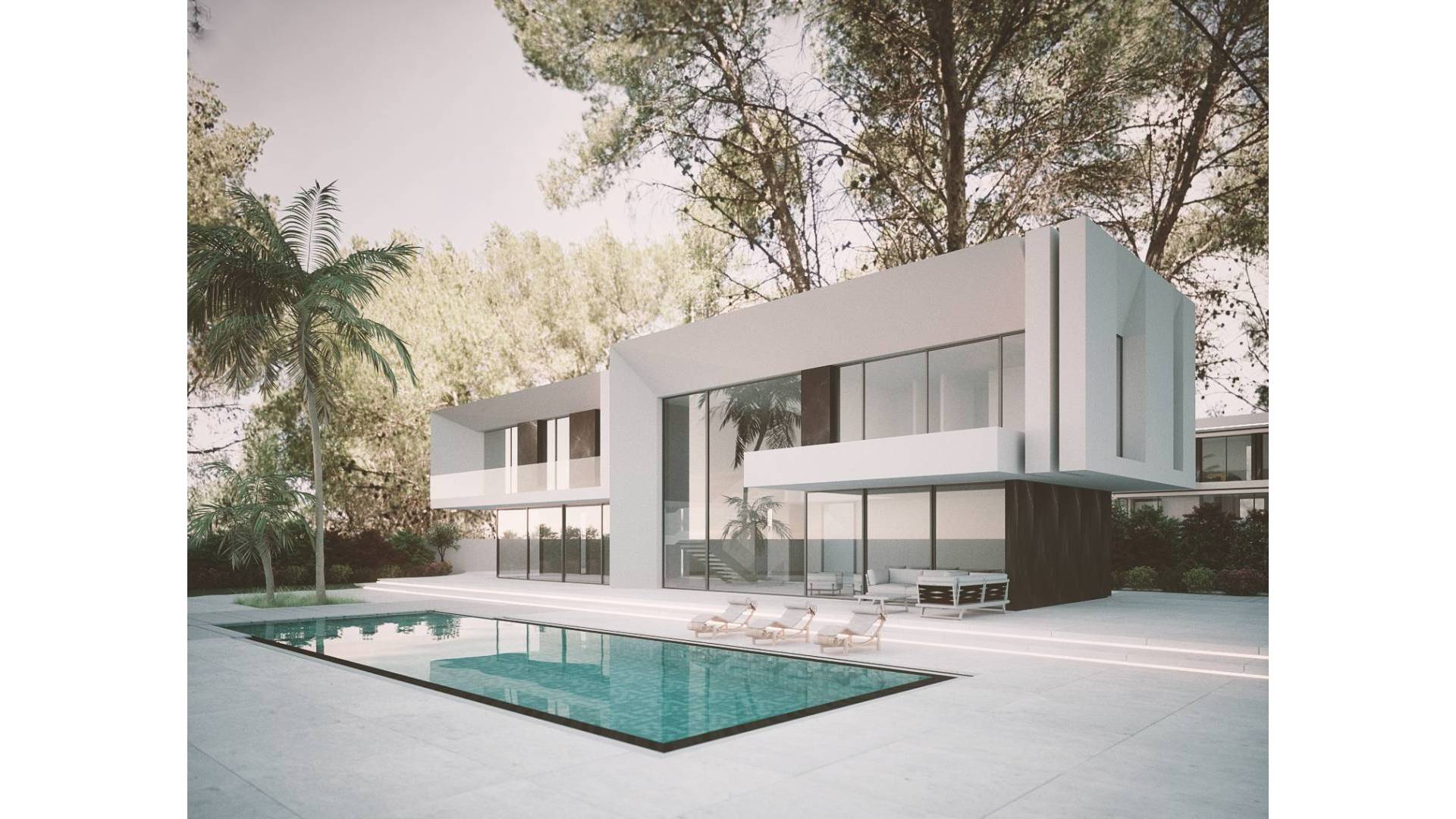 nowa inwestycja - Wolnostojąca willa - Denia - Montgó