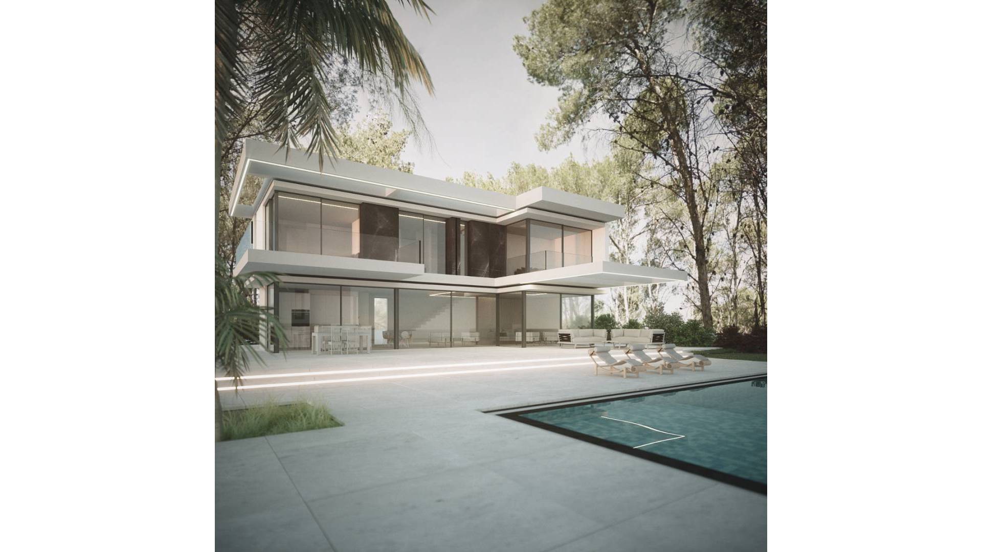 nowa inwestycja - Wolnostojąca willa - Denia - Montgó