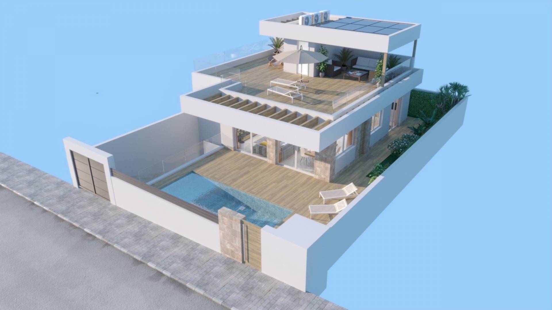 nowa inwestycja - Wolnostojąca willa - Rojales - Ciudad Quesada