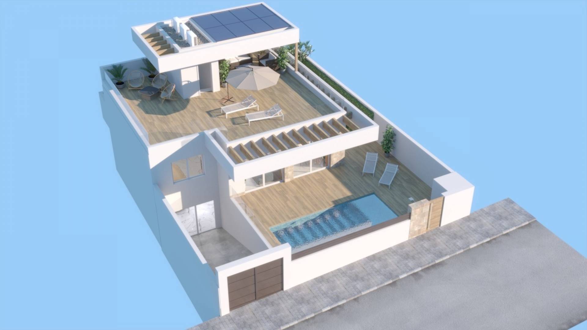 nowa inwestycja - Wolnostojąca willa - Rojales - Ciudad Quesada