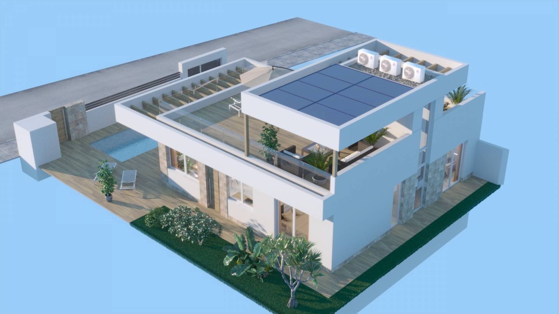 nowa inwestycja - Wolnostojąca willa - Rojales - Ciudad Quesada