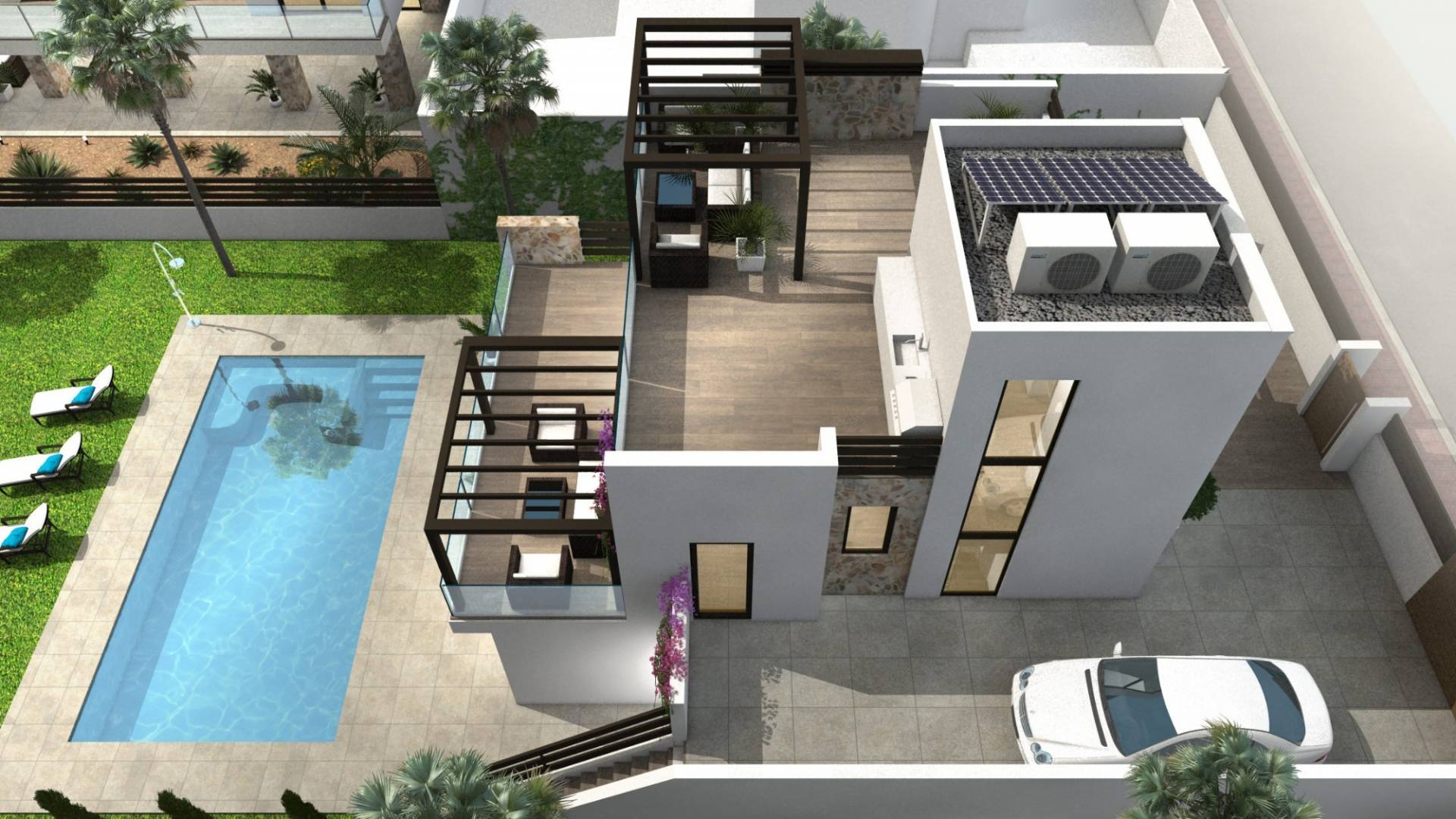 nowa inwestycja - Wolnostojąca willa - Rojales - Ciudad Quesada