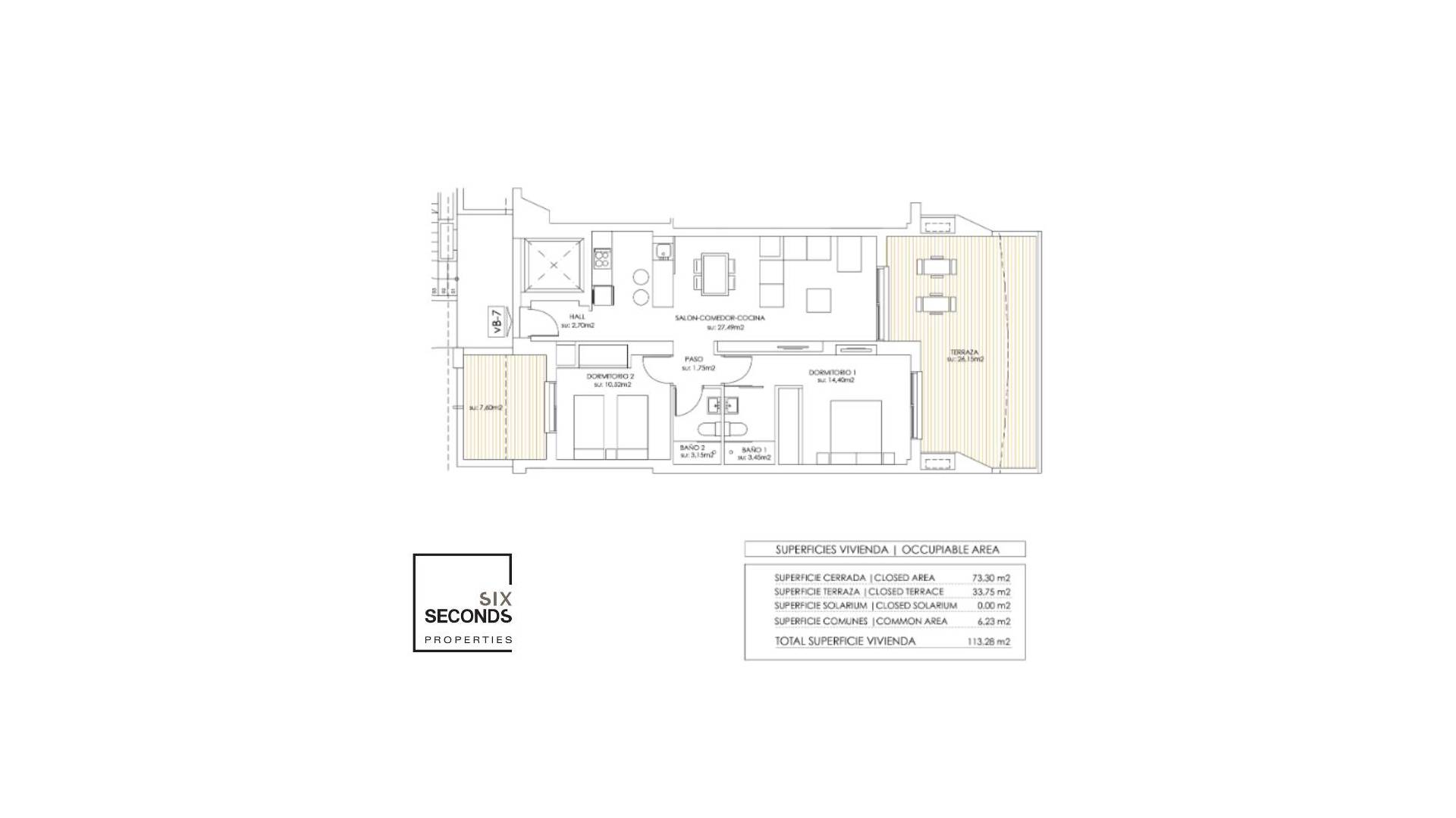 Nueva construcción  - Apartamento - Orihuela Costa - Playa Flamenca