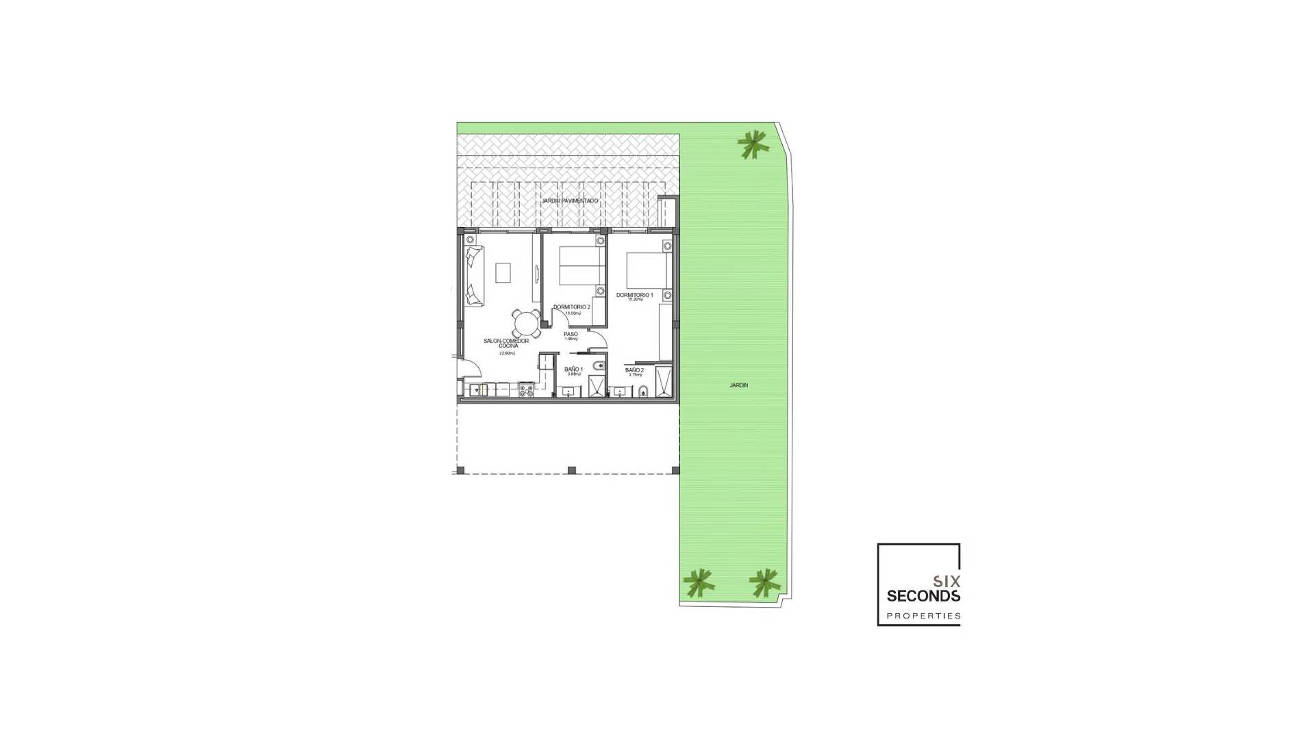 Nueva construcción  - Bungalow - Algorfa - La Finca Golf