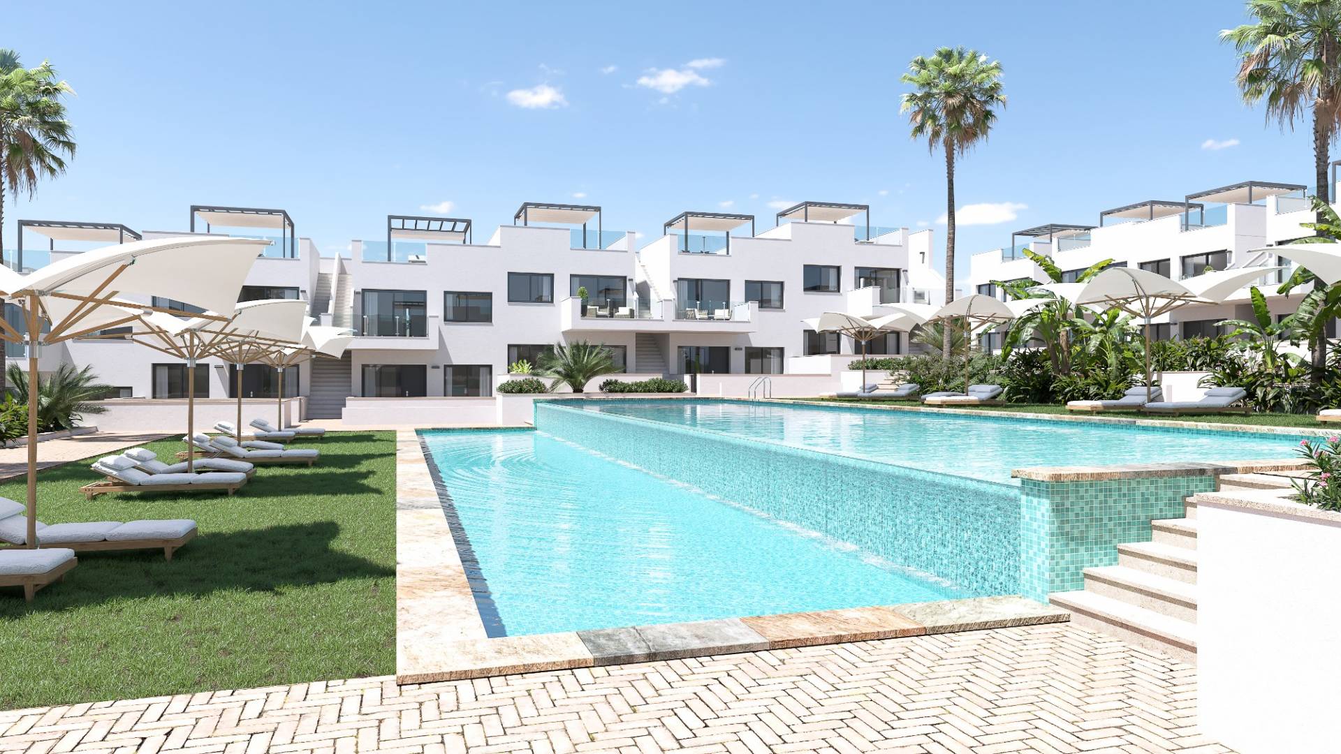 Nueva construcción  - Bungalow - Torrevieja - Lago jardin