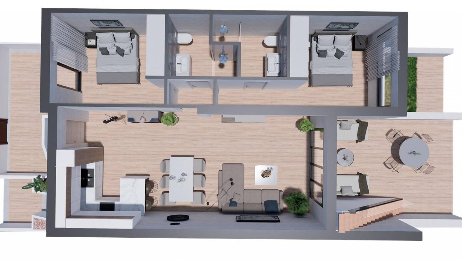 Nueva construcción  - Bungalow - Torrevieja - Los balcones