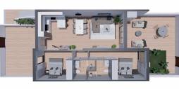 Nueva construcción  - Bungalow - Torrevieja - Los balcones