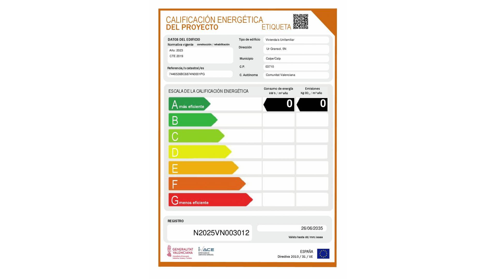 Nueva construcción  - Villa independiente - Calpe - Gran Sol