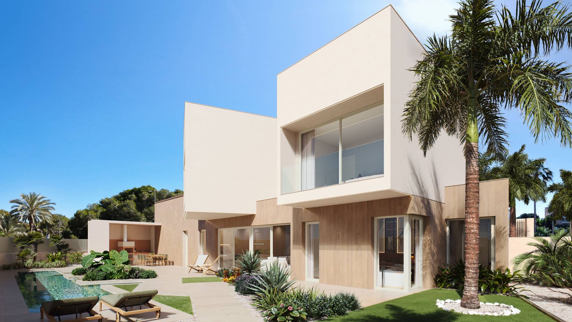 Nueva construcción  - Villa independiente - Dehesa de Campoamor