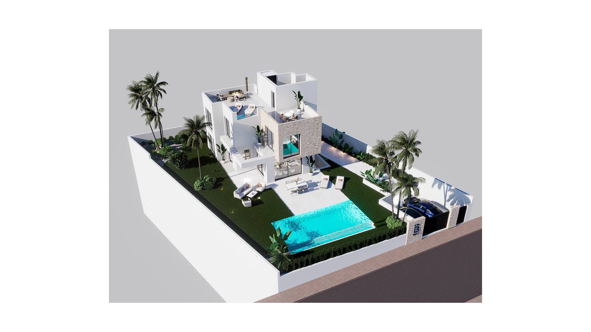 Nueva construcción  - Villa independiente - Finestrat - Golf Bahía