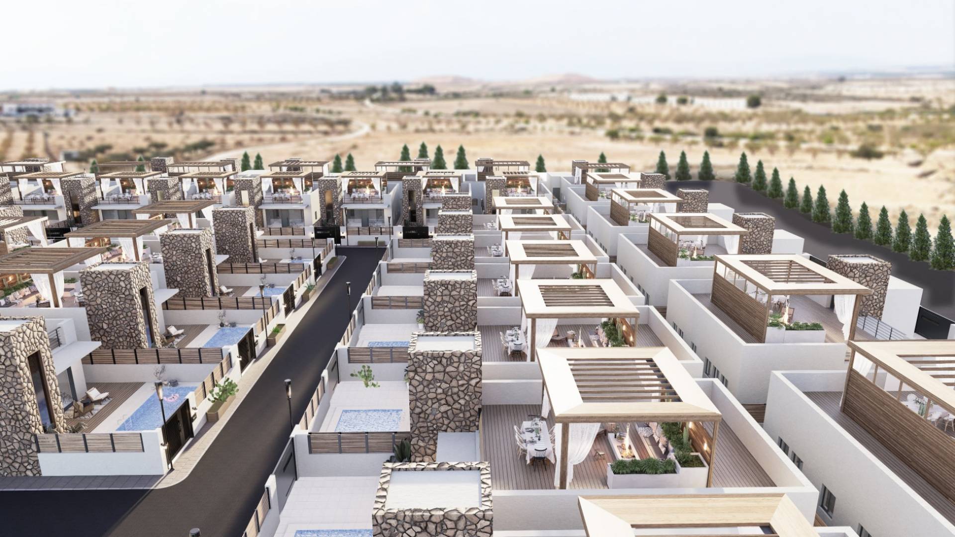 Nueva construcción  - Villa independiente - Fuente Alamo - La Pinilla