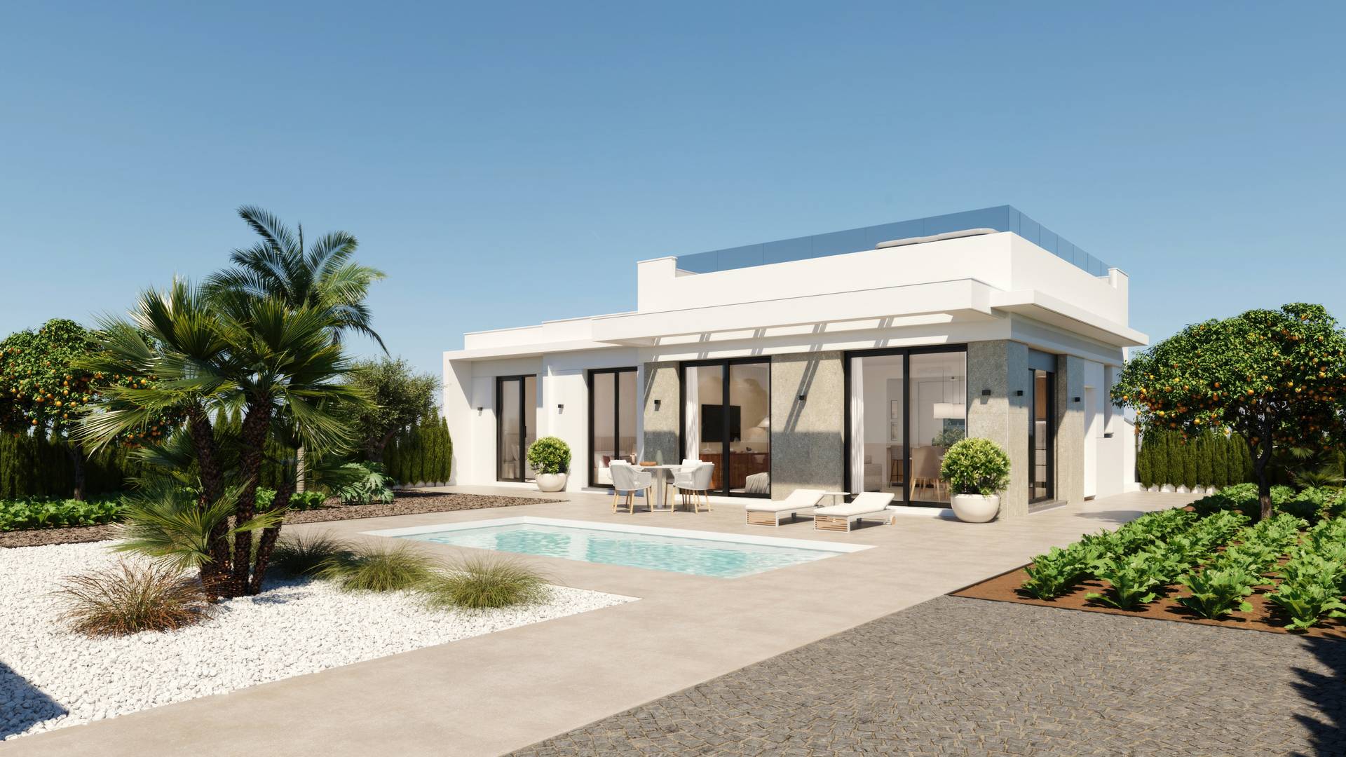 Nueva construcción  - Villa independiente - Hacienda del Alamo Golf