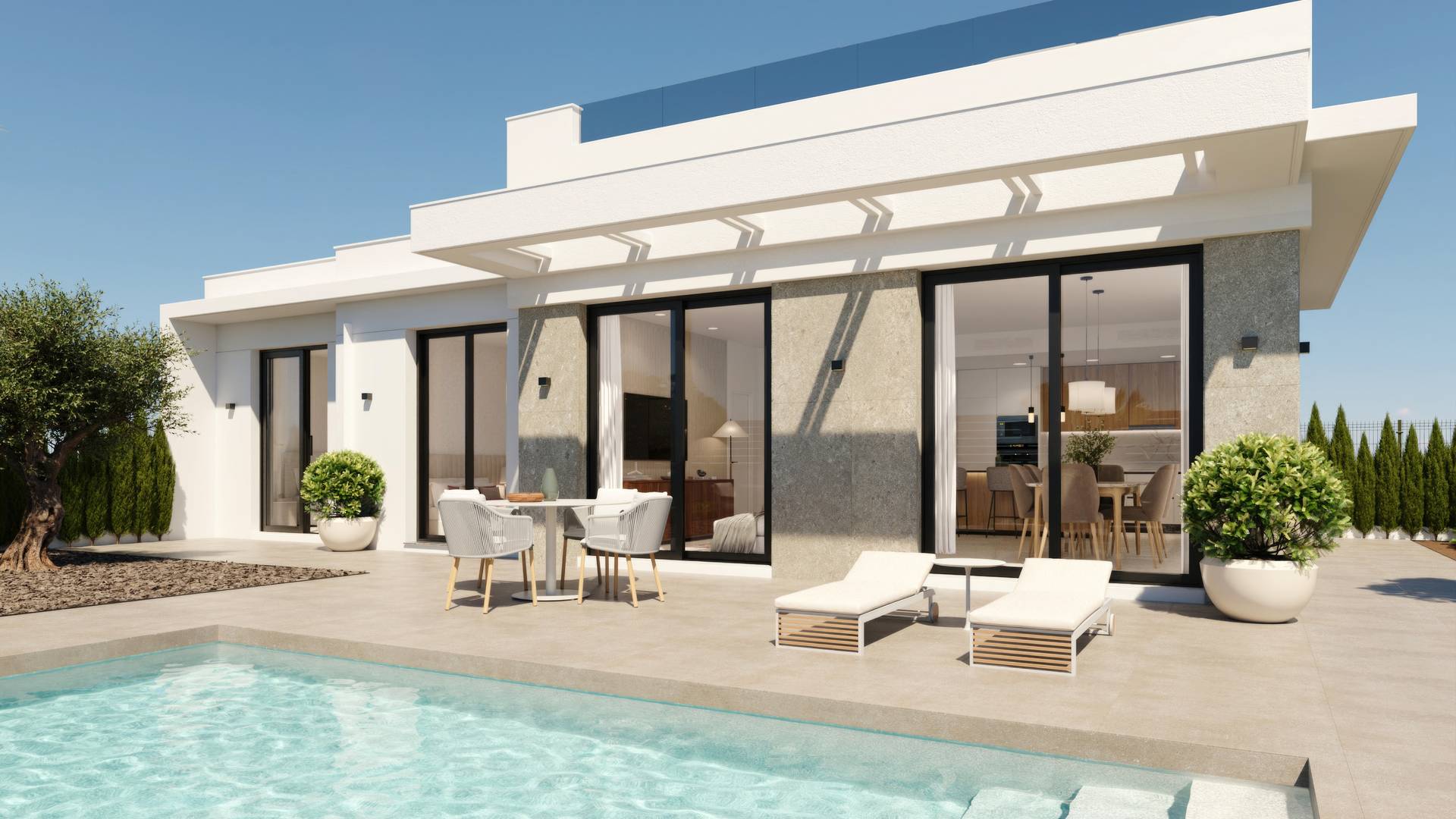 Nueva construcción  - Villa independiente - Hacienda del Alamo Golf
