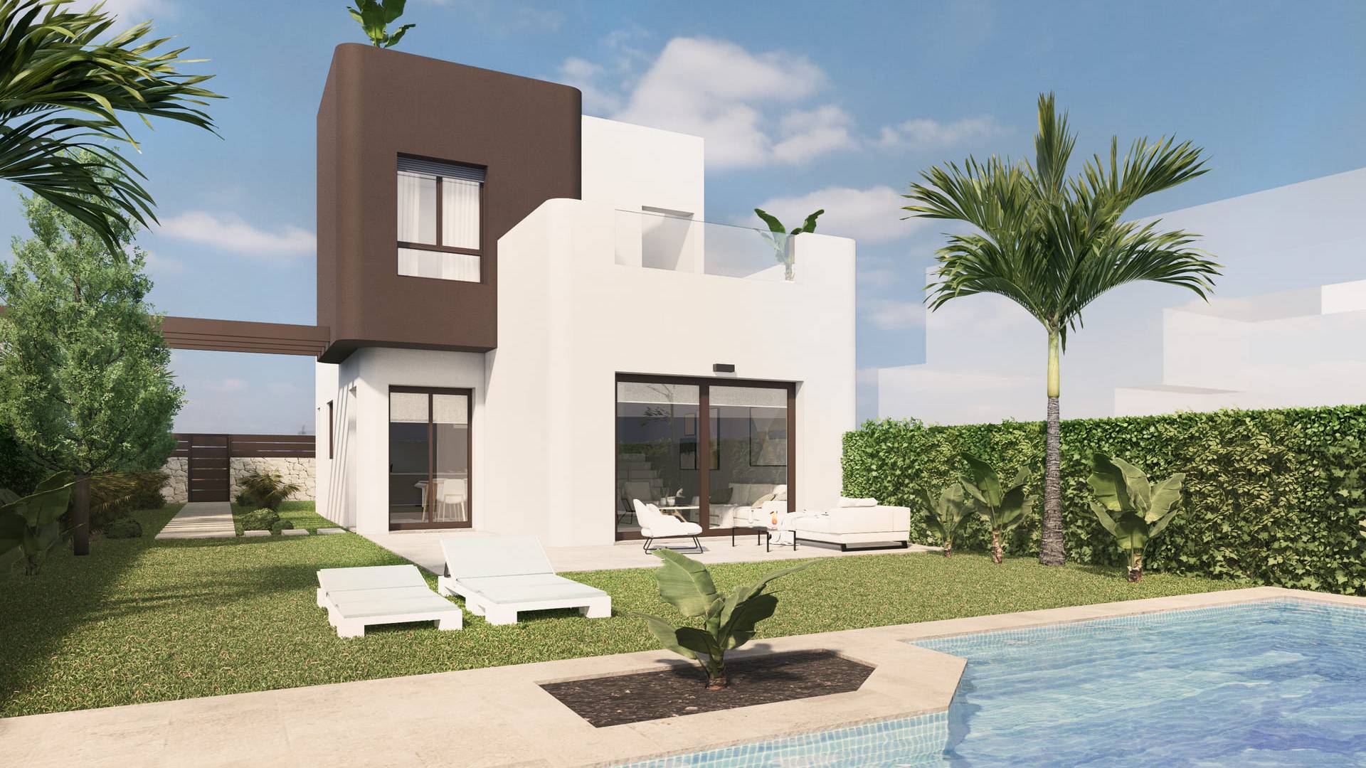 Nueva construcción  - Villa independiente - Los Alcázares - Lo Romero Golf