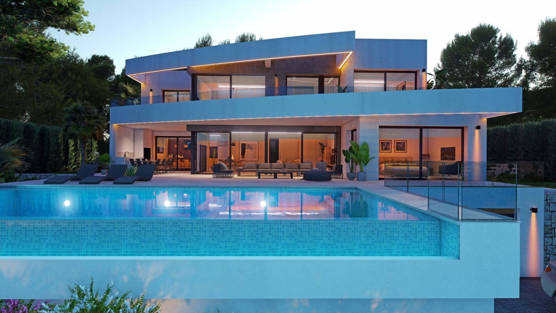 Nueva construcción  - Villa independiente - Moraira - Moraria