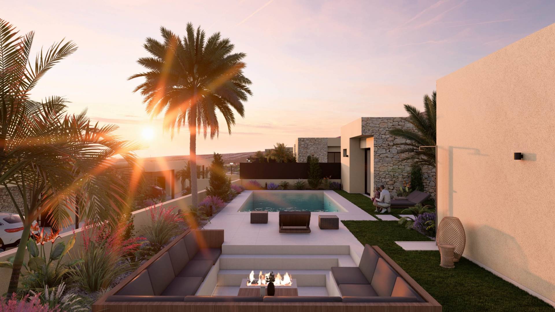 Nueva construcción  - Villa independiente - MURCIA - BAÑOS Y MENDIGO/ ALTAONA GOLF