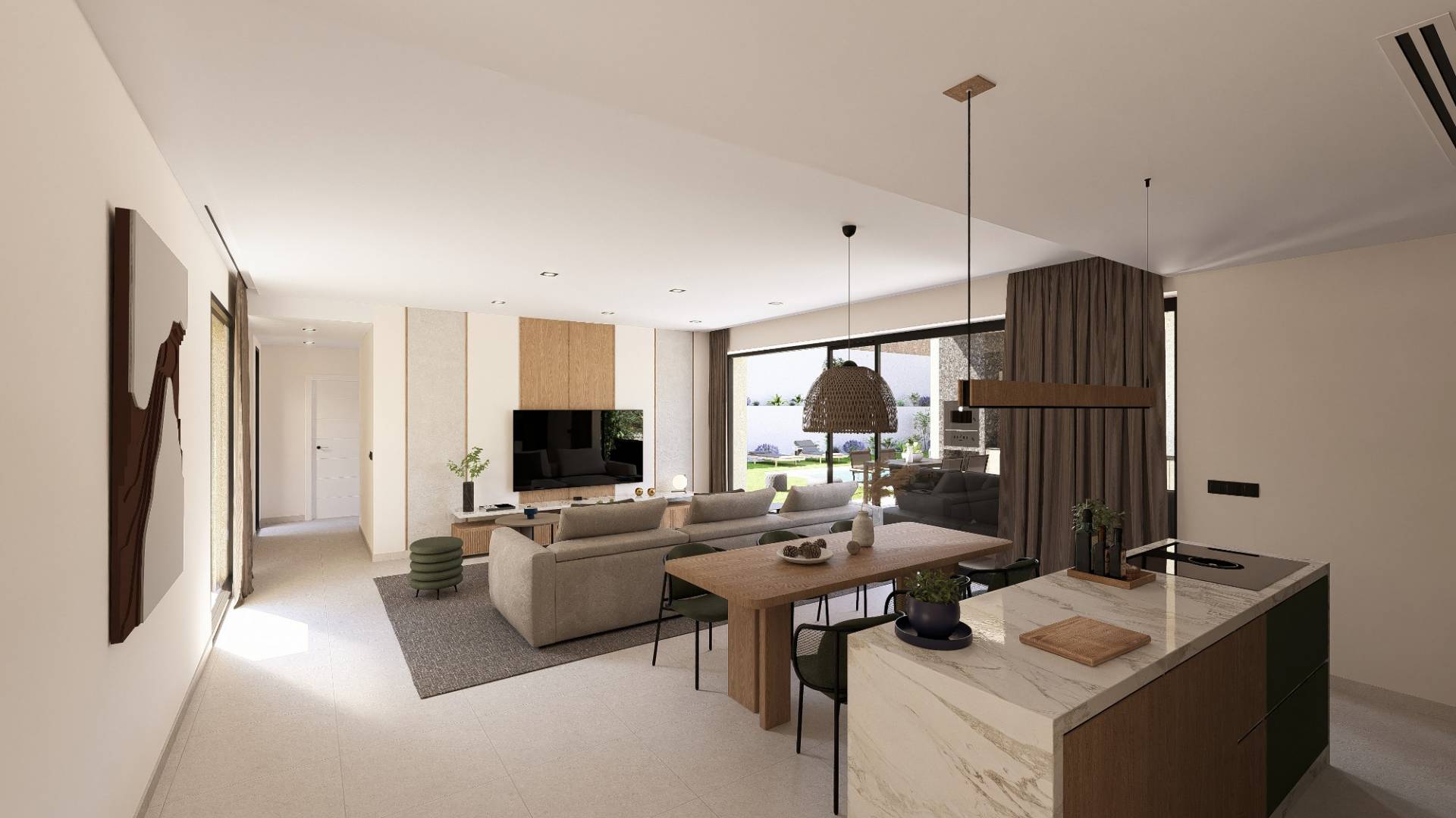 Nueva construcción  - Villa independiente - MURCIA - BAÑOS Y MENDIGO/ ALTAONA GOLF