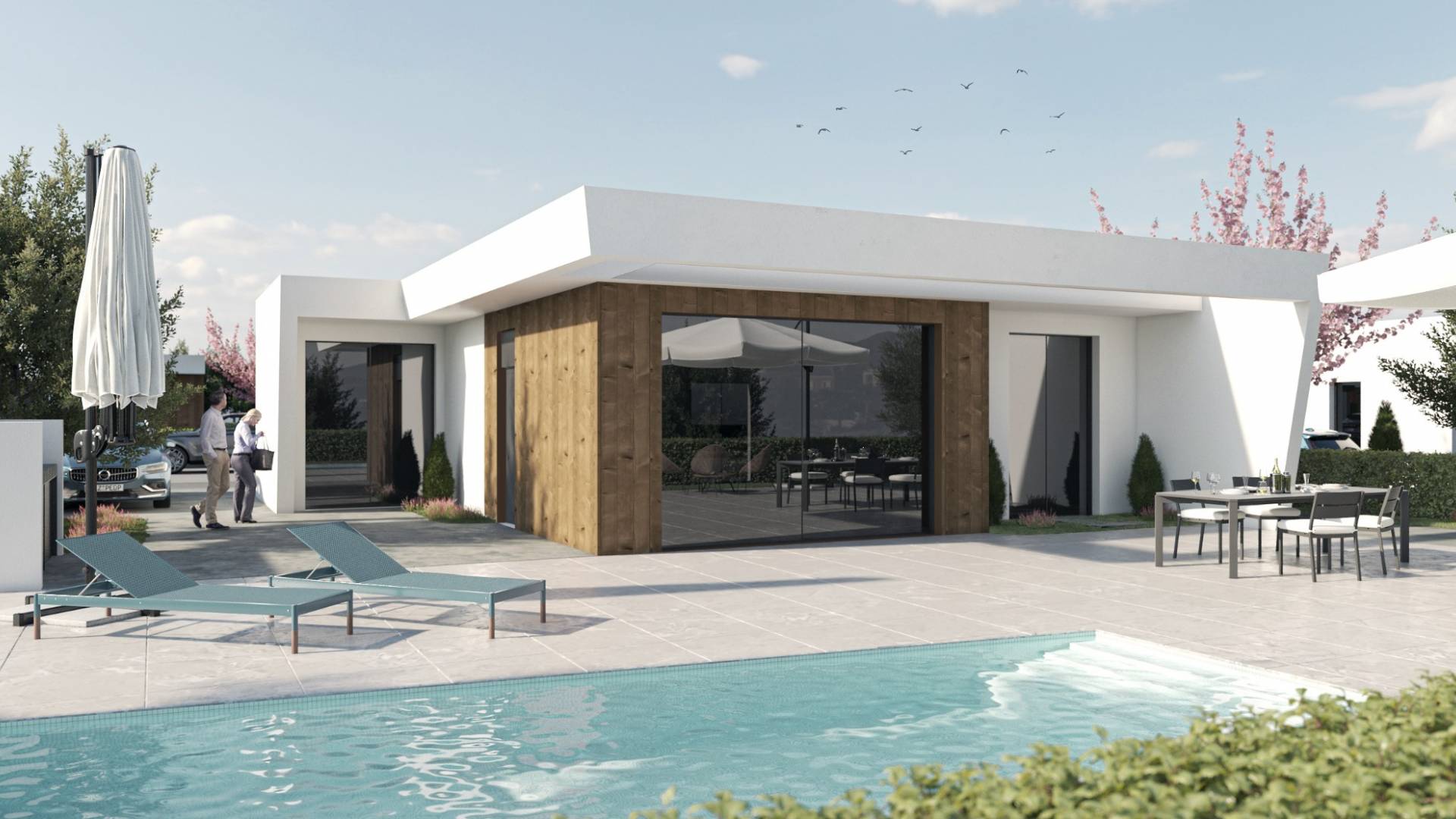 Nueva construcción  - Villa independiente - MURCIA - BAÑOS Y MENDIGO/ ALTAONA GOLF