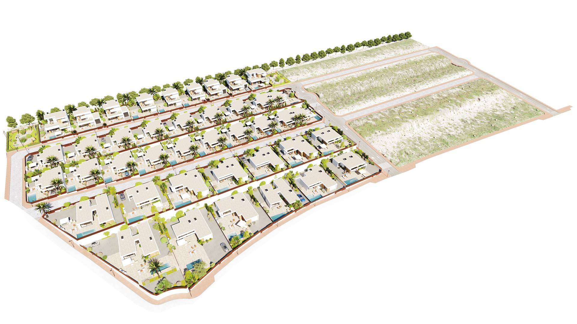 Nueva construcción  - Villa independiente - MURCIA - BAÑOS Y MENDIGO/ ALTAONA GOLF