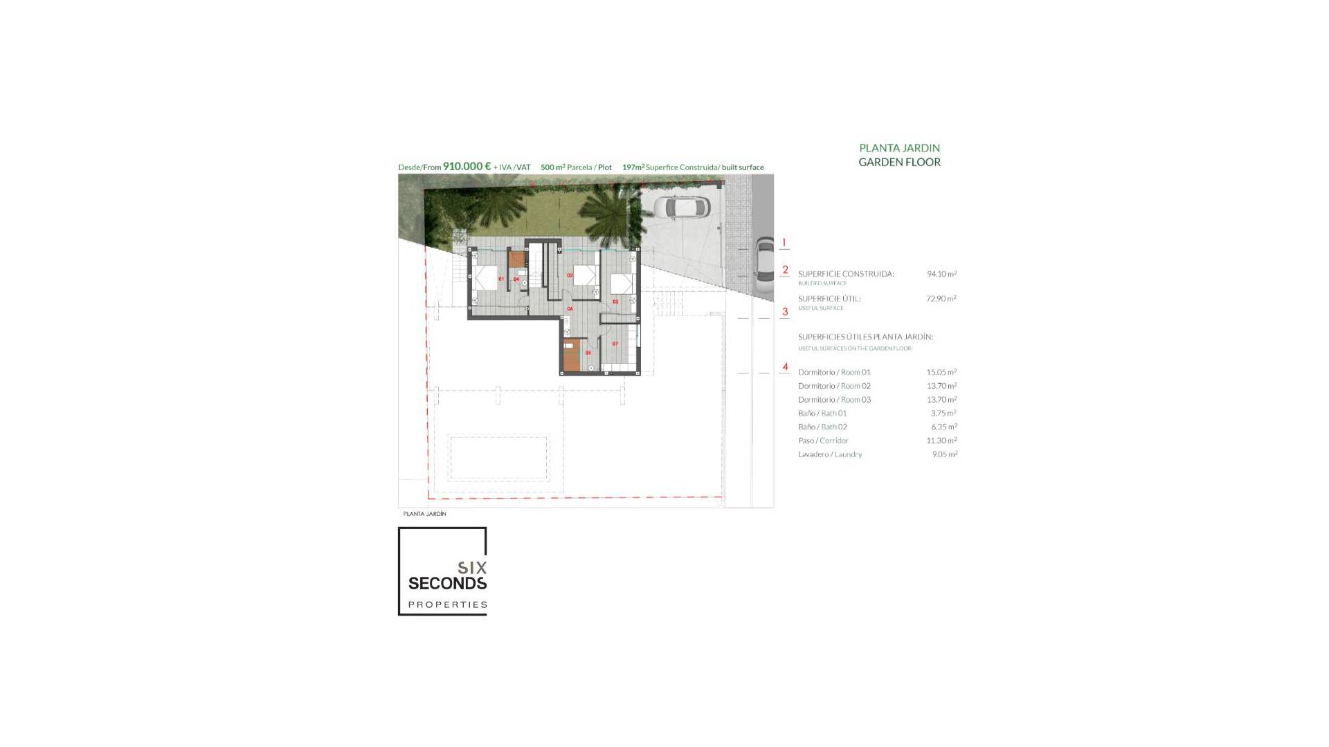 Nueva construcción  - Villa independiente - Orihuela Costa - Dehesa de campoamor