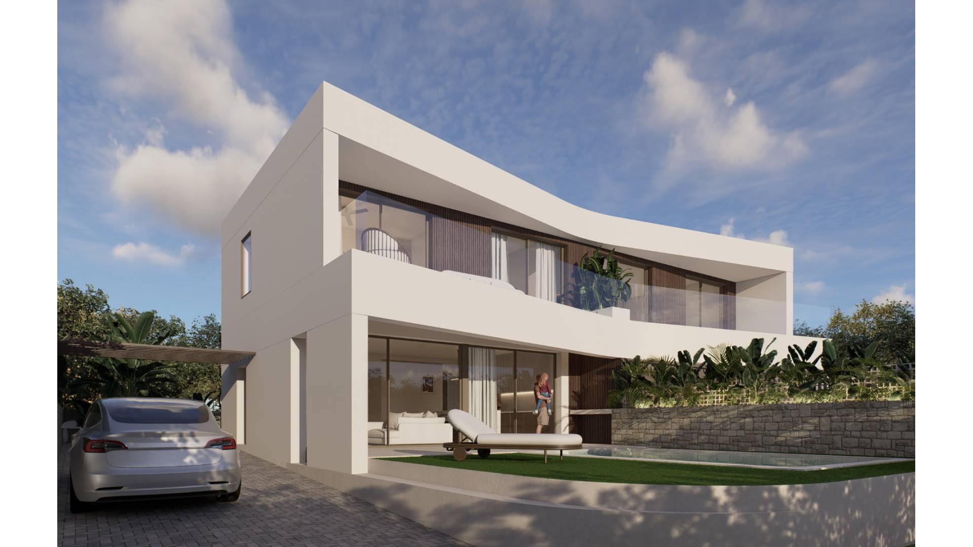 Nueva construcción  - Villa semi pareada - Gran Alacant