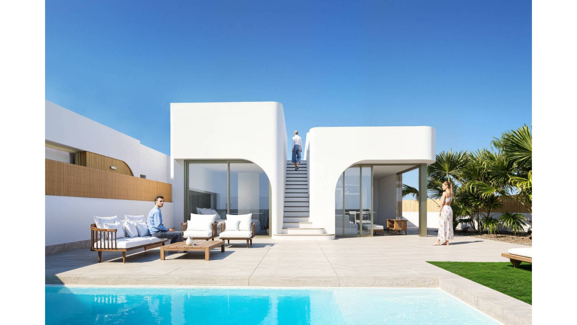 Nueva construcción  - Villa semi pareada - Los Alcázares