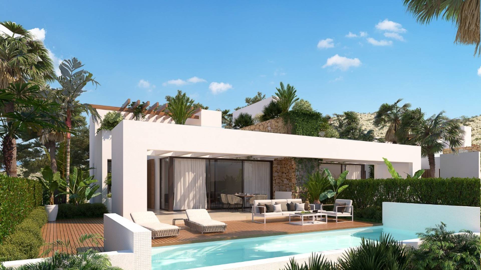 Nueva construcción  - Villa semi pareada - Monforte del Cid