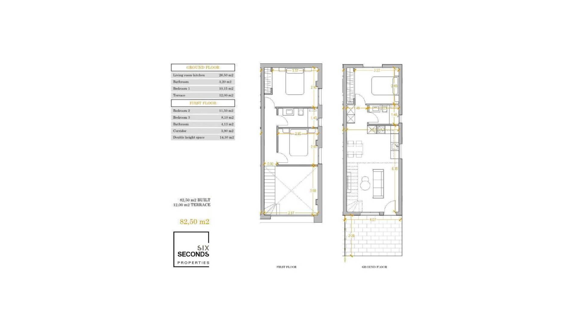 Nueva construcción  - Villa / Semi separado - Orihuela Costa - Villamartín
