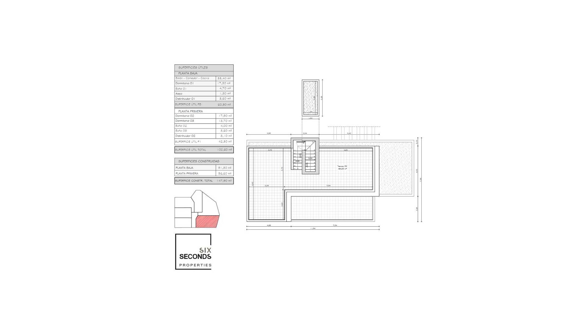 Nueva construcción  - Villa / Semi separado - Orihuela Costa - Villamartín