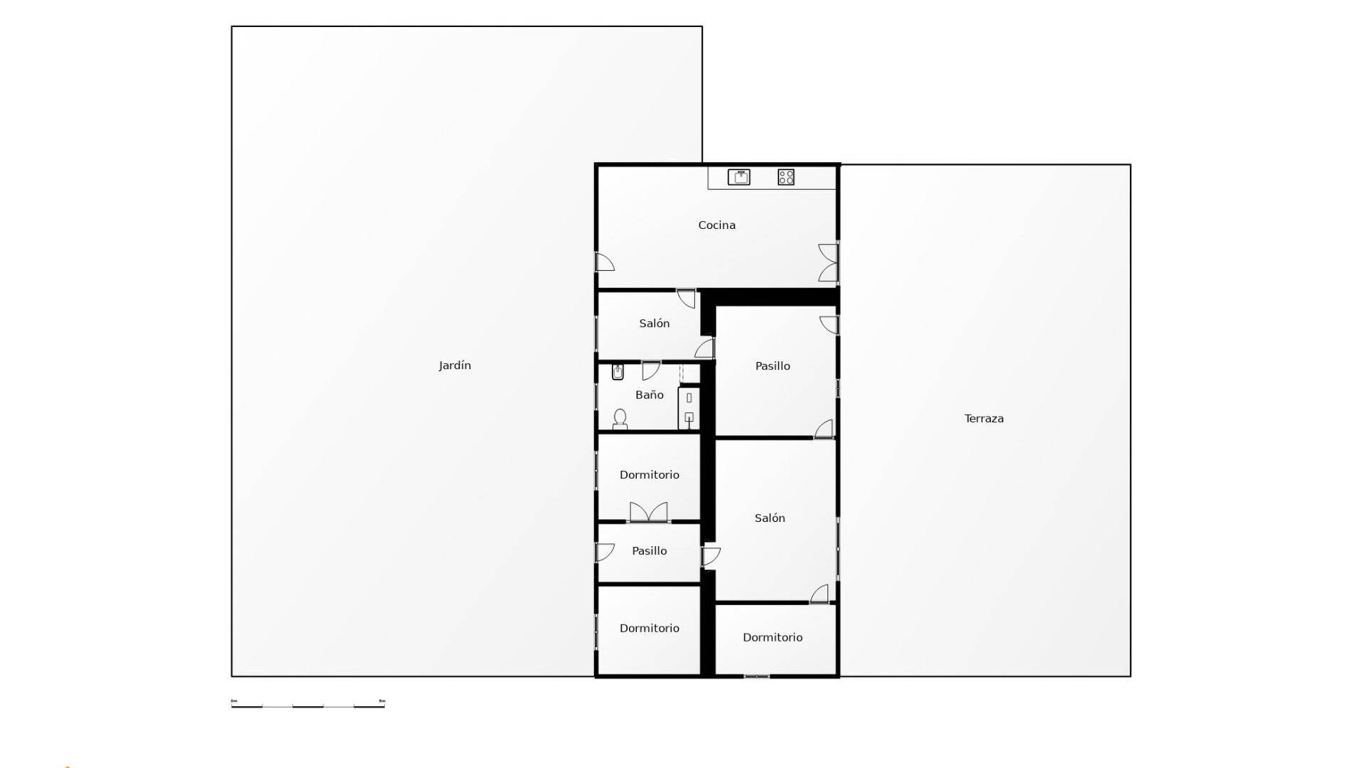 Second hand - Independent villa - Torre - Pacheco - Roldán