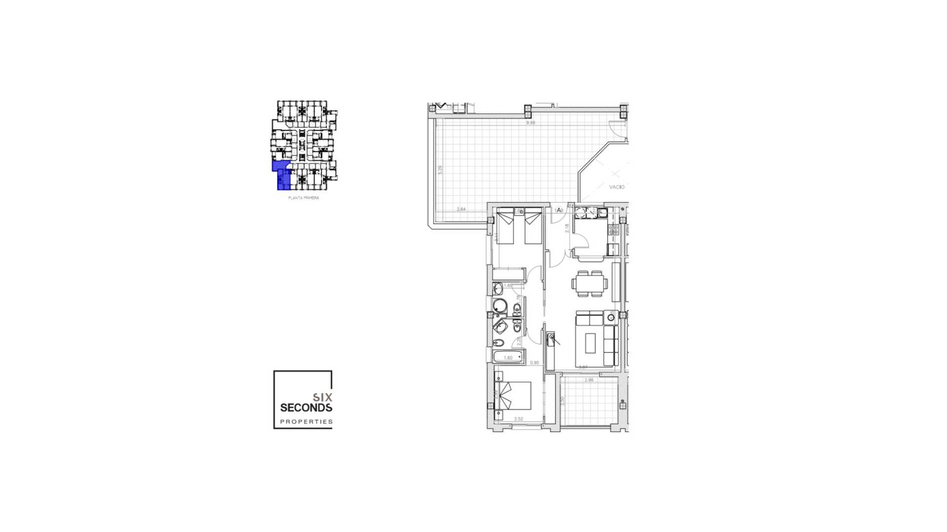 Tweedehands - Appartement - Plat - Orihuela Costa - Lomas de Cabo Roig