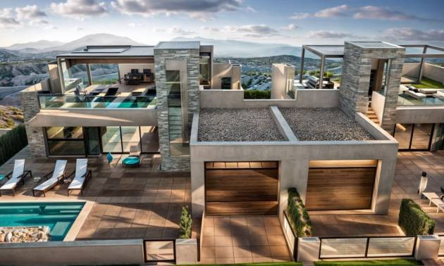 Villa independiente - Nueva construcción  - Fuente Alamo - Fuente Alamo