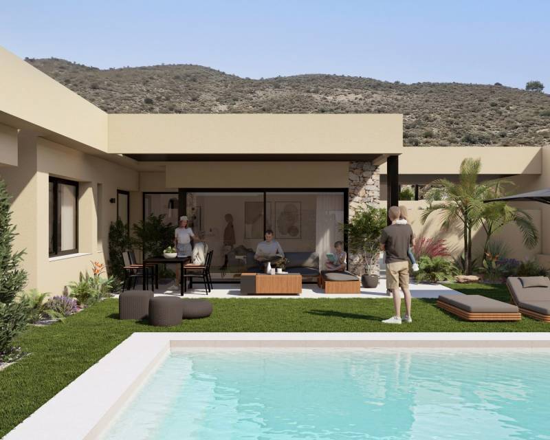 Villa independiente · Nueva construcción  · MURCIA · BAÑOS Y MENDIGO/ ALTAONA GOLF