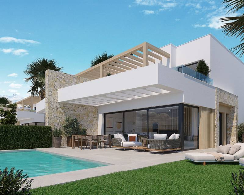 Villa semi pareada · Nueva construcción  · Monforte del Cid · Font del Llop Golf Resort