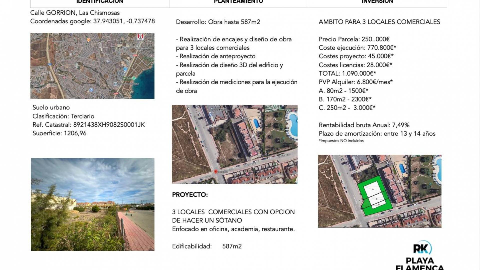 z drugiej ręki - Działka - Orihuela Costa - La Florida