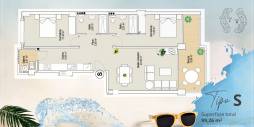 Nieuw gebouw - Appartement  Plat - La Manga del Mar Menor - 