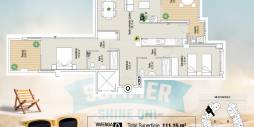Nieuw gebouw - Appartement  Plat - La Manga del Mar Menor - 