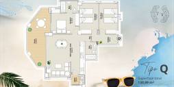 Nieuw gebouw - Appartement  Plat - La Manga del Mar Menor - 