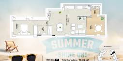 Nieuw gebouw - Appartement  Plat - La Manga del Mar Menor - 